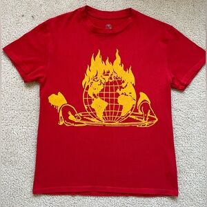 Red and yellow medium Obey Tshirt